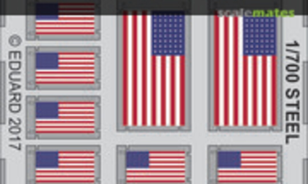 1:700 USN Ensign Flag WWII (Eduard 53203) 53203