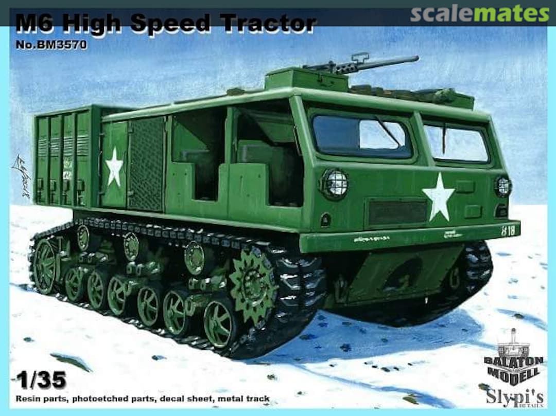 Boxart M6 High Speed Tractor BM3570 Balaton Modell Boxart M6 High Speed Tractor BM3570 Balaton Modell