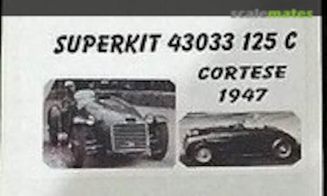 1:43 Ferrari 125 C #01C (MG Model Plus SUPERKIT43033) SUPERKIT43033