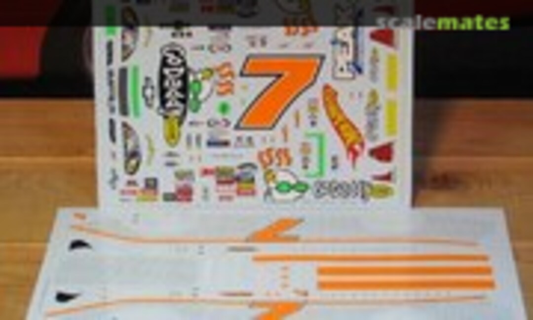 1:24 #7 Go Daddy (Powerslide Decals PS-91) PS-91