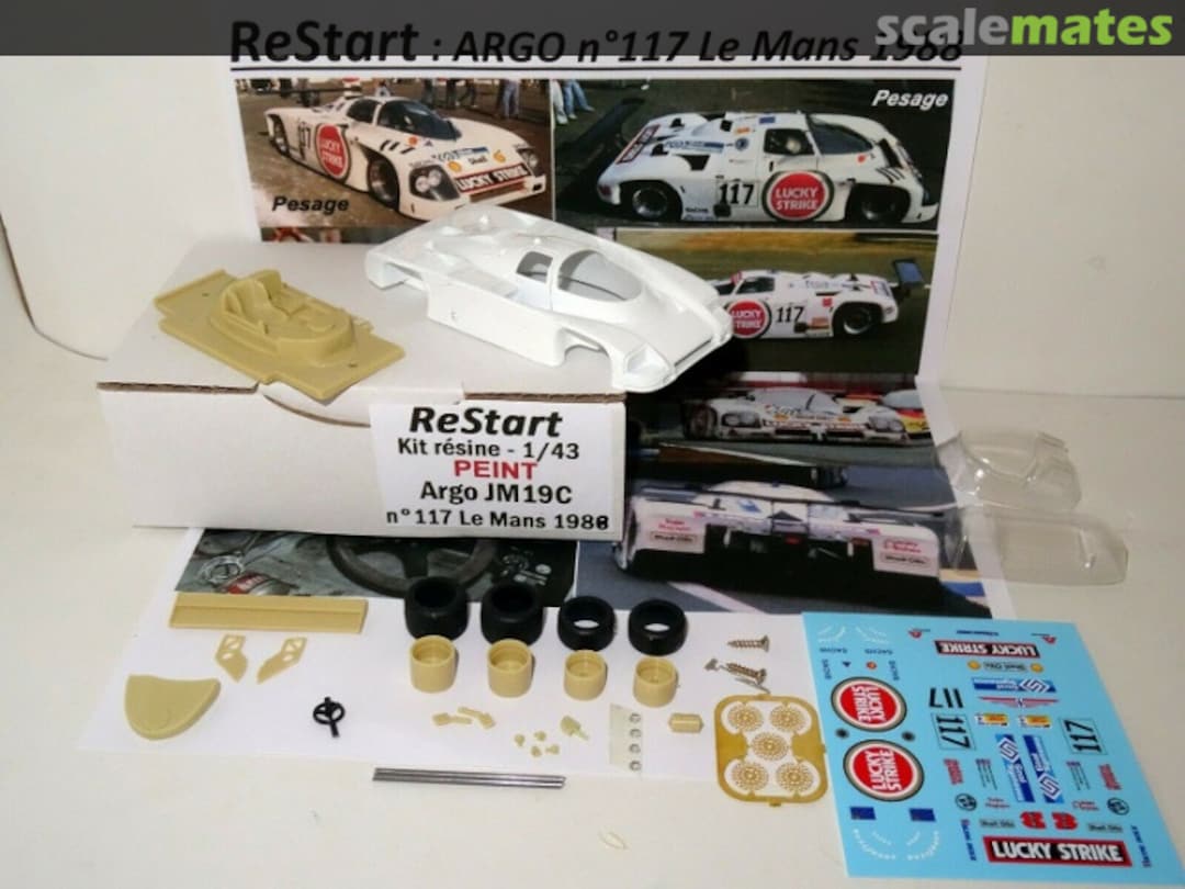 Boxart Argo-Zakspeed JM19 C #121 "LUCKY STRIKE" ReStart Boxart Argo-Zakspeed JM19 C #121 "LUCKY STRIKE" ReStart