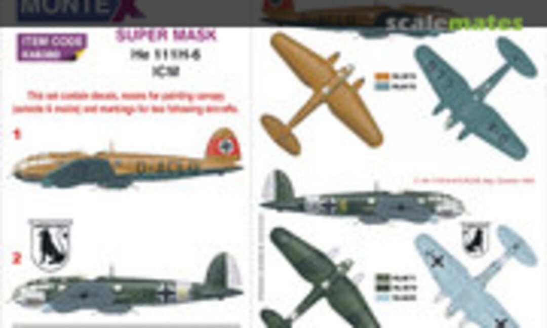 1:48 He 111H-6 (Montex K48380) K48380