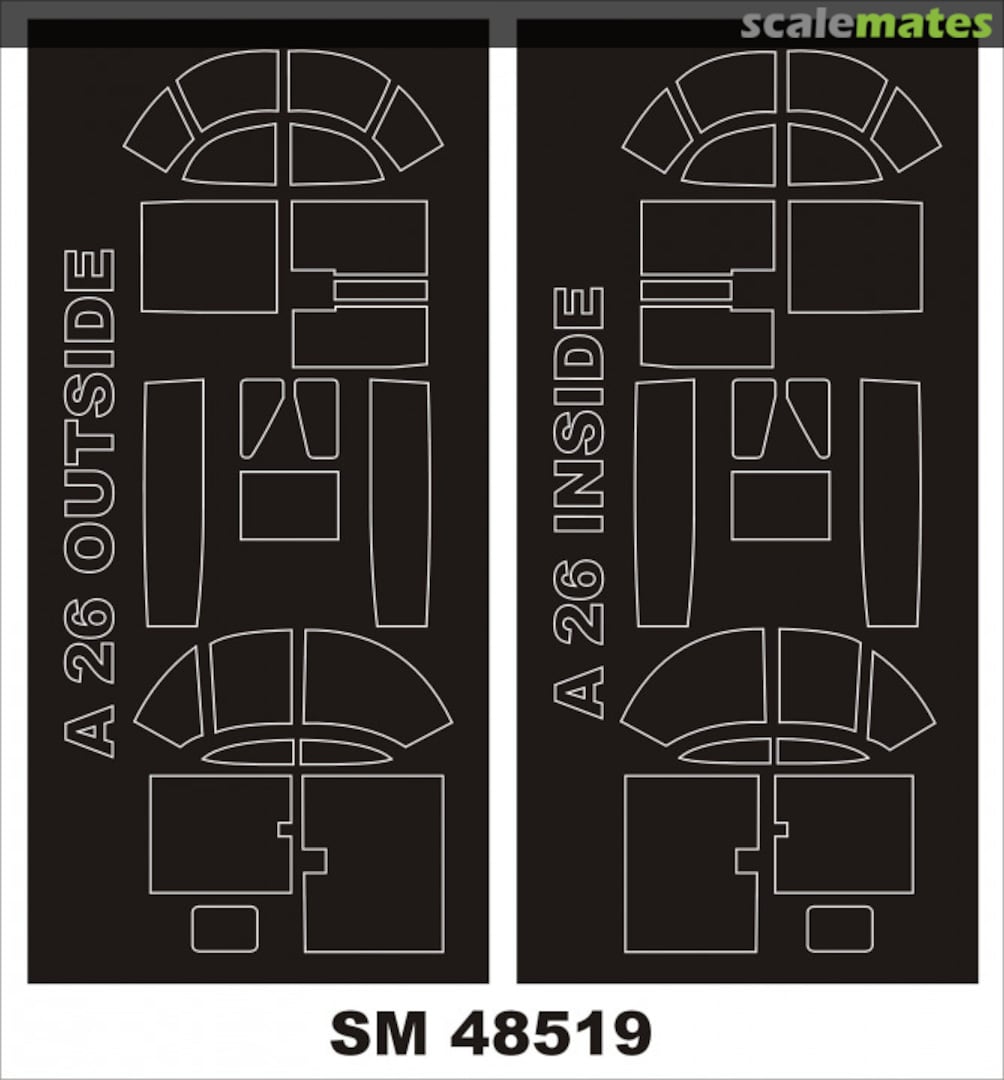 Boxart Douglas A-26B Invader SM48519 Montex Boxart Douglas A-26B Invader SM48519 Montex
