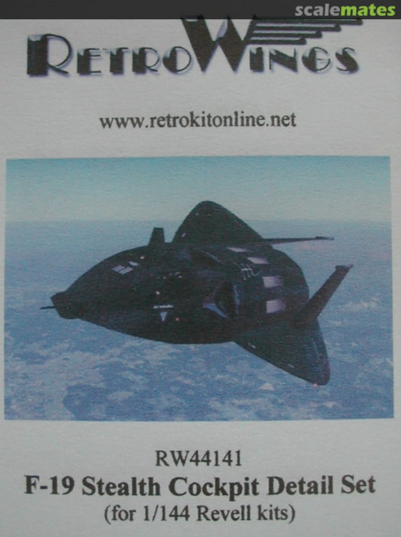 Boxart F-19 ‘Stealth’ Cockpit RW44141 RetroWings Boxart F-19 ‘Stealth’ Cockpit RW44141 RetroWings