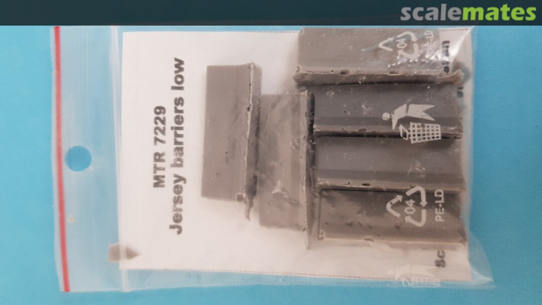 Boxart Jersey Barriers low MTR7229 Modell Trans Modellbau Boxart Jersey Barriers low MTR7229 Modell Trans Modellbau