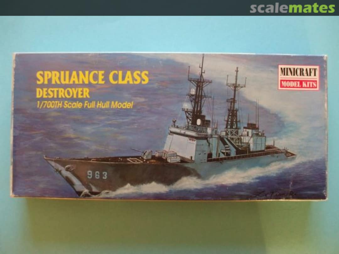 Boxart Spruance Class Destroyer 11311 Minicraft Model Kits
