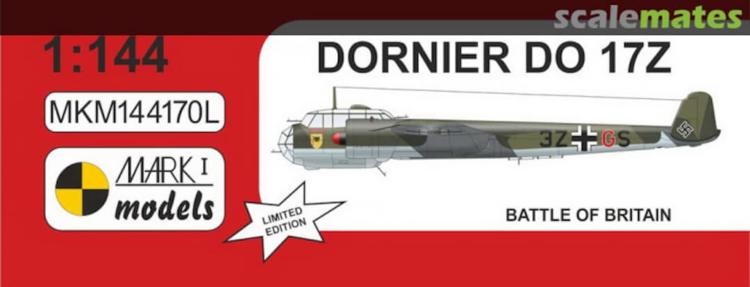 Boxart Dornier Do17Z MKM144170L Mark I Models
