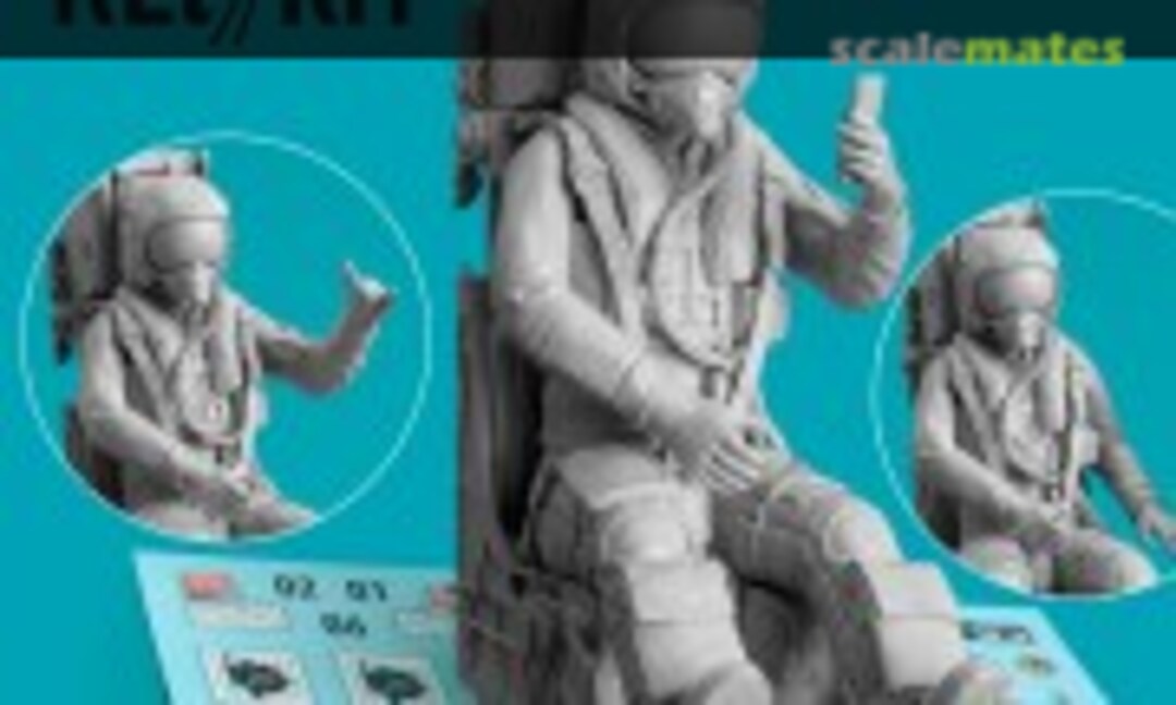 1:32 Mirage 2000C, 2000-5 (Taiwan) pilot sitting in ejection seat MB Mk.10Q (Type 1) (3D Printed) (ResKit RSF32-0011) RSF32-0011