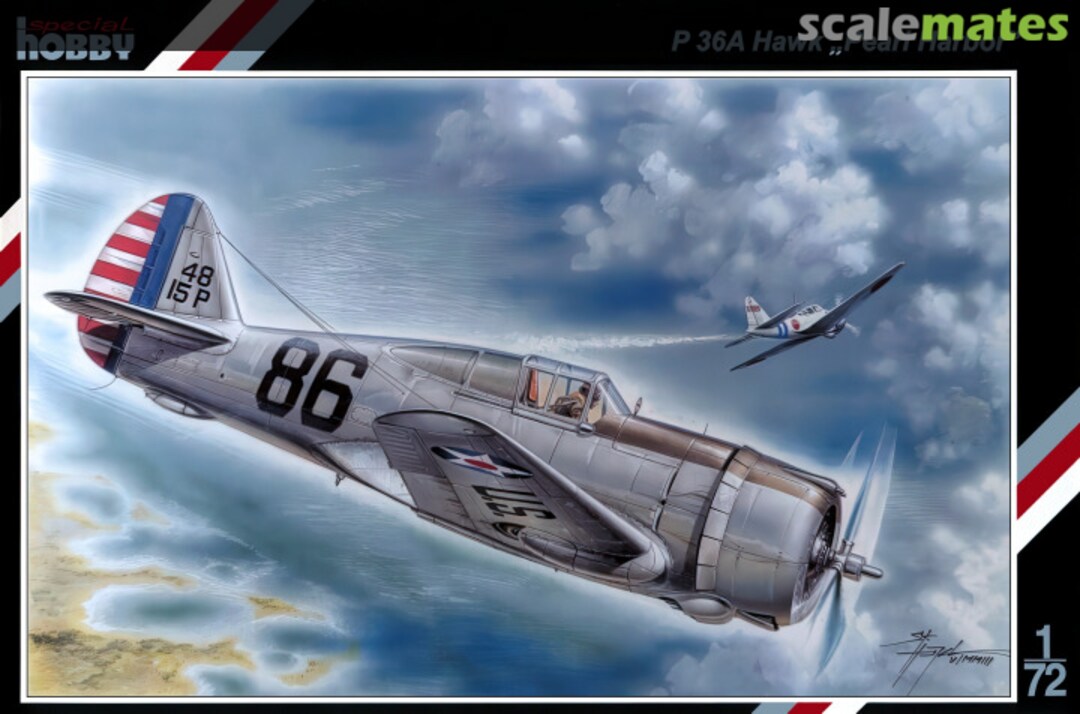 Boxart P-36A Hawk "Pearl Harbor" SH72052 Special Hobby