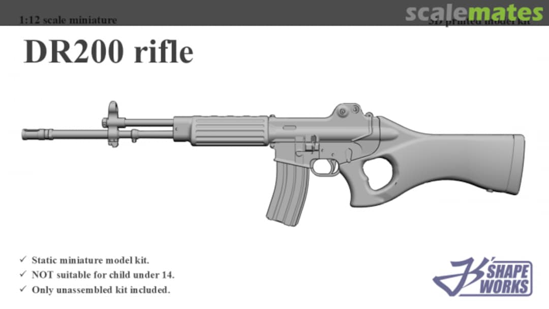 Boxart DR200 rifle JS12A055 Js' Shapeworks Boxart DR200 rifle JS12A055 Js' Shapeworks