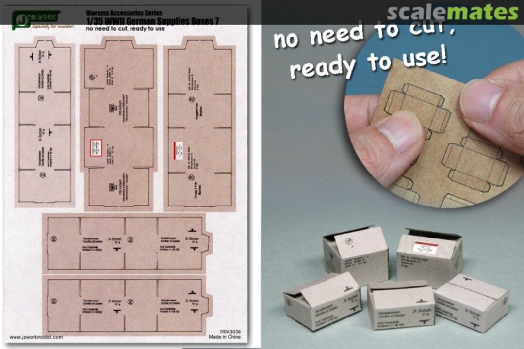 Boxart WWII German Supplies Boxes #7 PPA3039 J's Work Boxart WWII German Supplies Boxes #7 PPA3039 J's Work