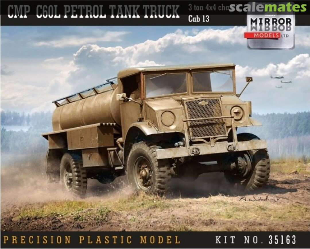 Boxart CMP Chevy C60L Petrol Tank Truck 35163 MIRROR Models