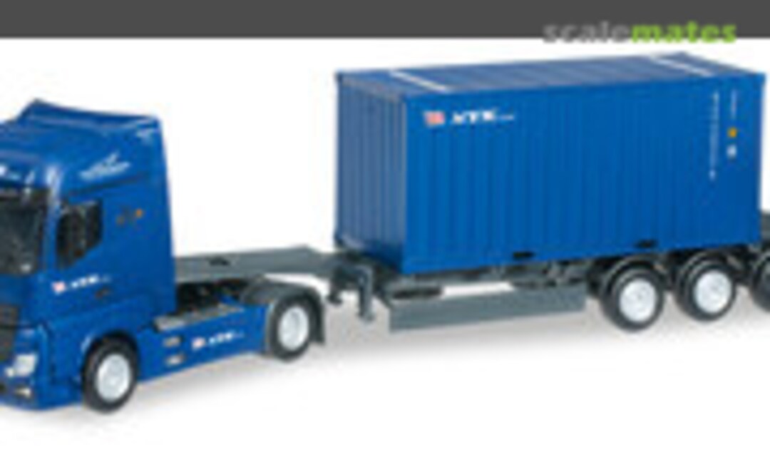 1:87 Mercedes-Benz Actros Bigspace Container-Sattelzug &quot;NYK / Addicks &amp; Kreye&quot; (Herpa 303736)