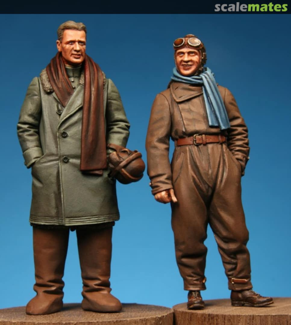 Boxart WWI German 2-seater Crew #2 Pilot & observer set MC32017 Model Cellar