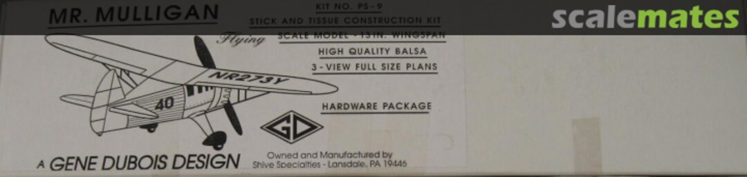 Boxart Mr. Mulligan PS-9 Shive Specialties Boxart Mr. Mulligan PS-9 Shive Specialties