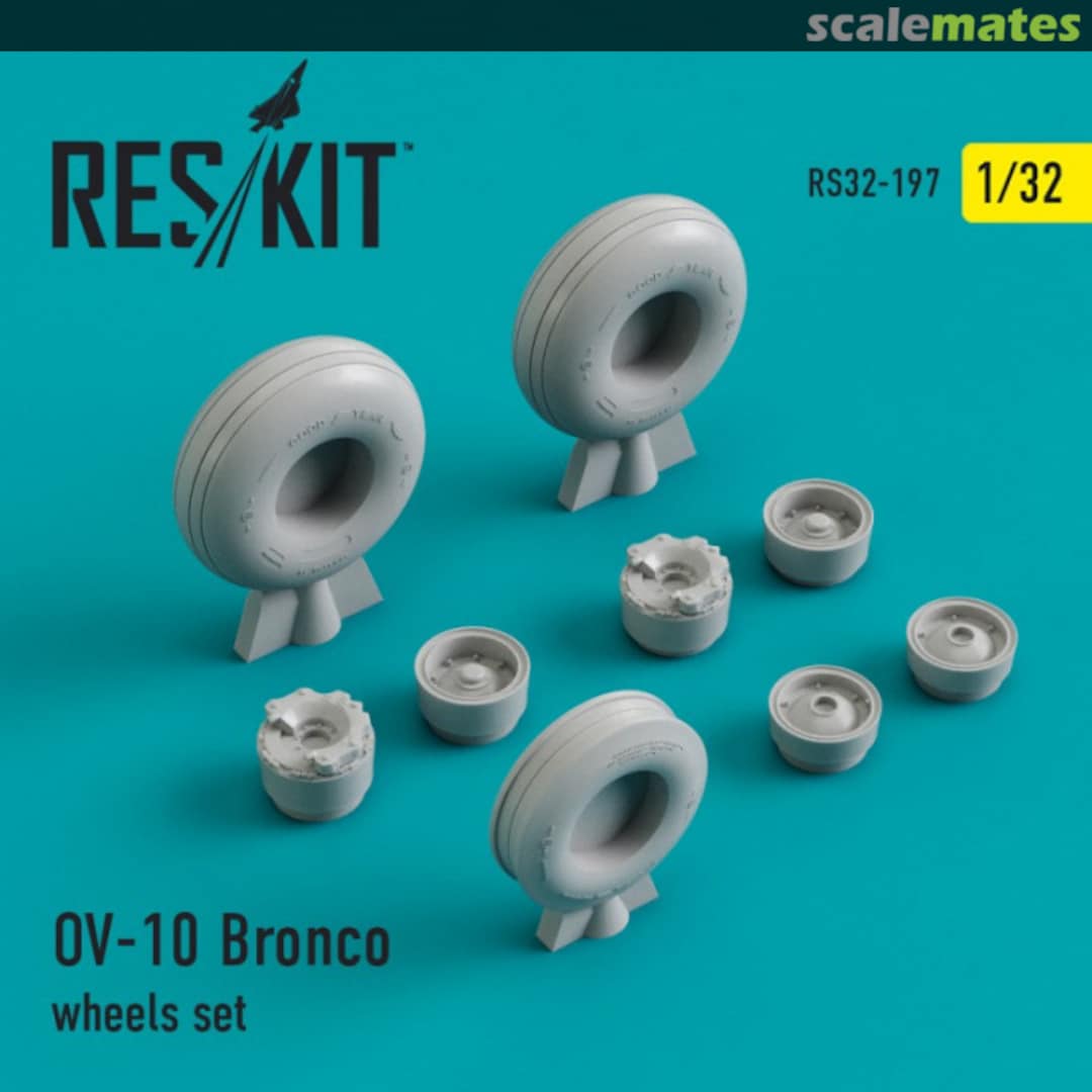 Boxart OV-10 Bronco wheels set RS32-0197 ResKit Boxart OV-10 Bronco wheels set RS32-0197 ResKit
