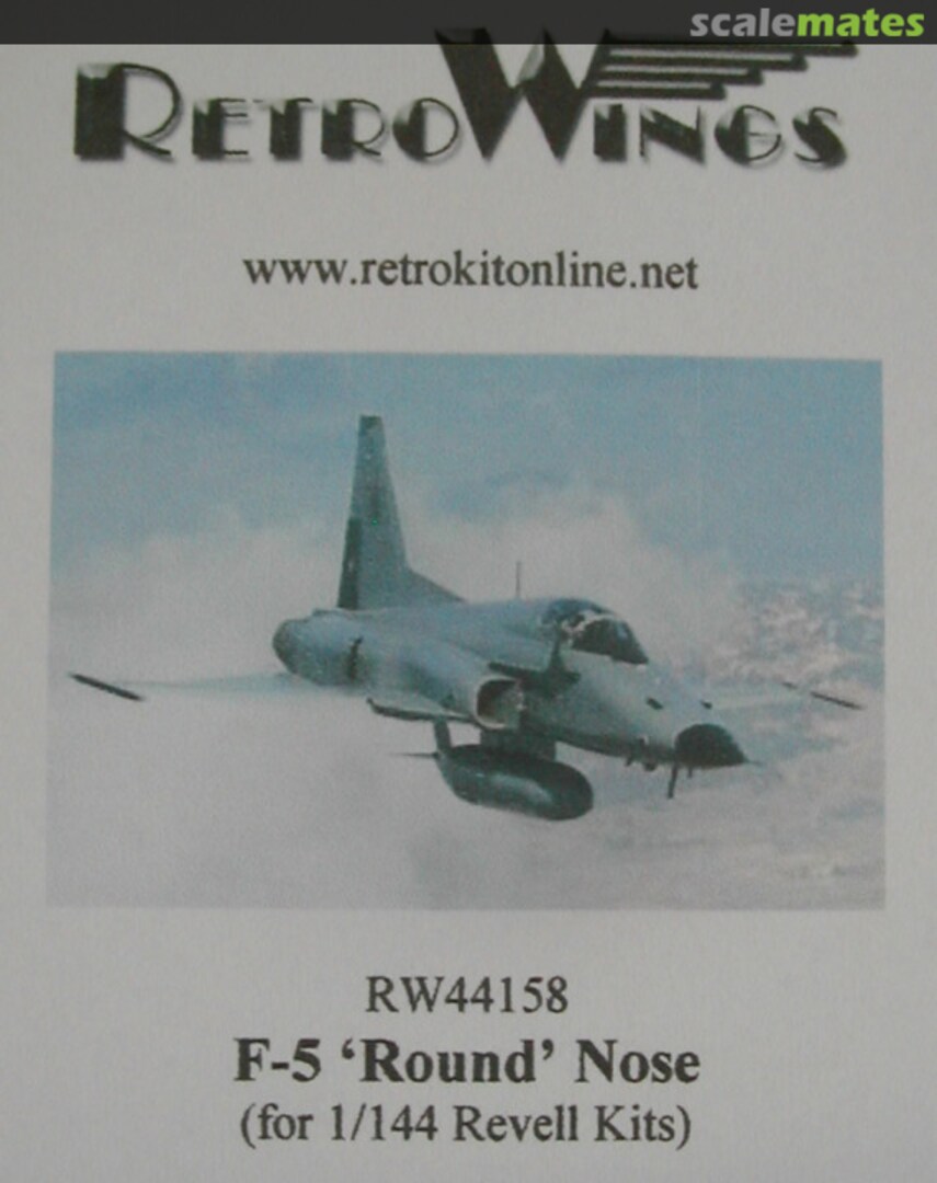 Boxart F-5 ‘Round’ Nose RW44158 RetroWings Boxart F-5 ‘Round’ Nose RW44158 RetroWings