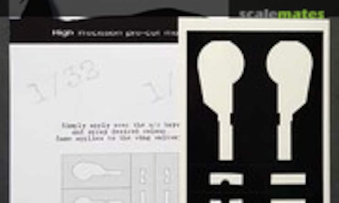 1:32 Ki-61-I Hien - Undercarriage Bay Masks (DEAD Design Models UC32001) UC32001