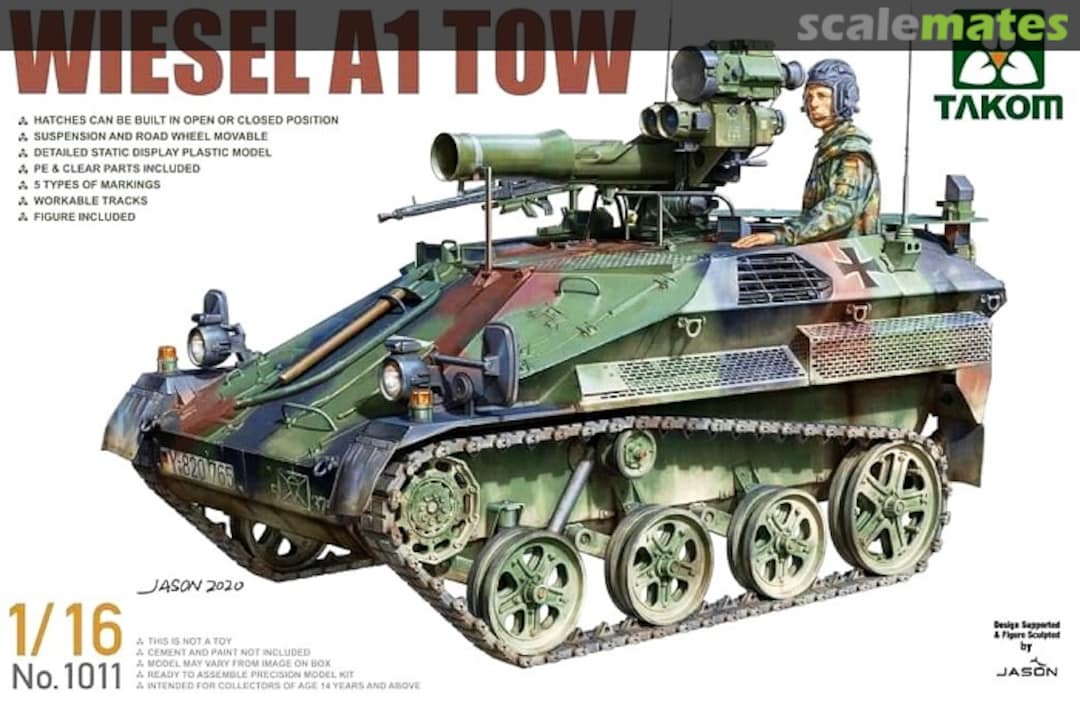 Boxart Wiesel A1 TOW 1011 Takom Boxart Wiesel A1 TOW 1011 Takom