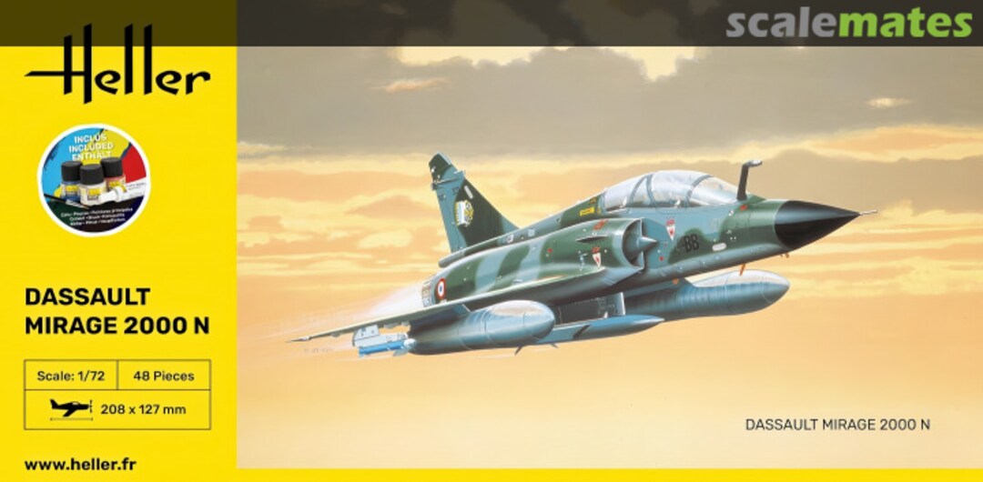 Boxart Dassault Mirage 2000 N 56321 Heller Boxart Dassault Mirage 2000 N 56321 Heller
