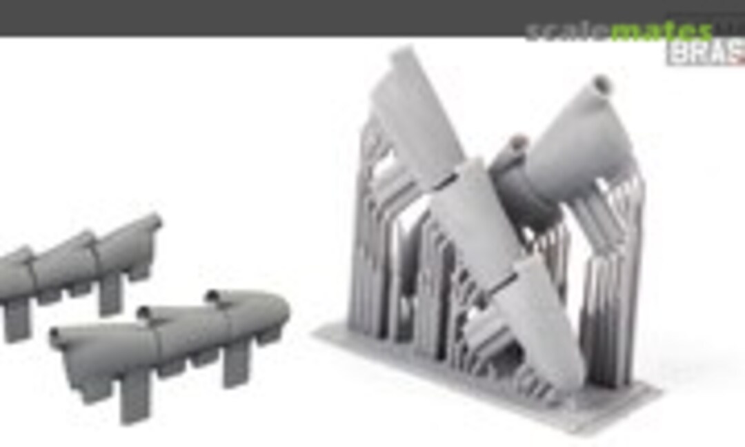 1:32 Spitfire Mk.Ia exhaust stacks (Eduard 632196) 632196