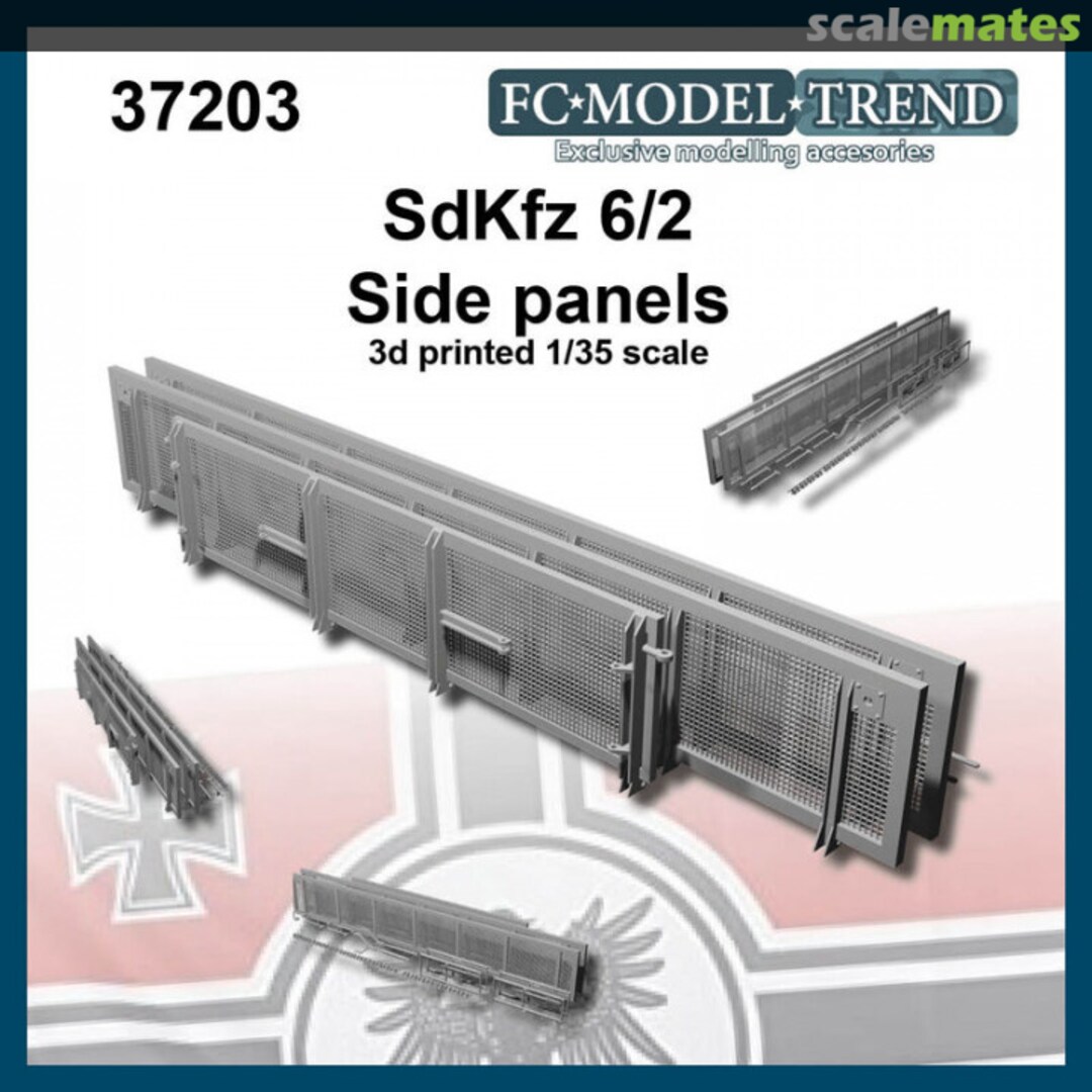 Boxart Sd.Kfz 6/1 side panels2 37203 FC Model Trend Boxart Sd.Kfz 6/1 side panels2 37203 FC Model Trend
