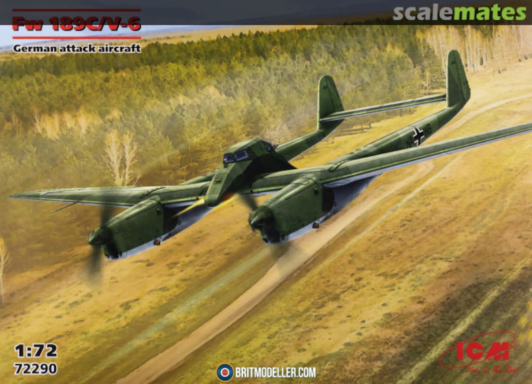 Boxart Fw 189C/V6 72290 ICM Boxart Fw 189C/V6 72290 ICM