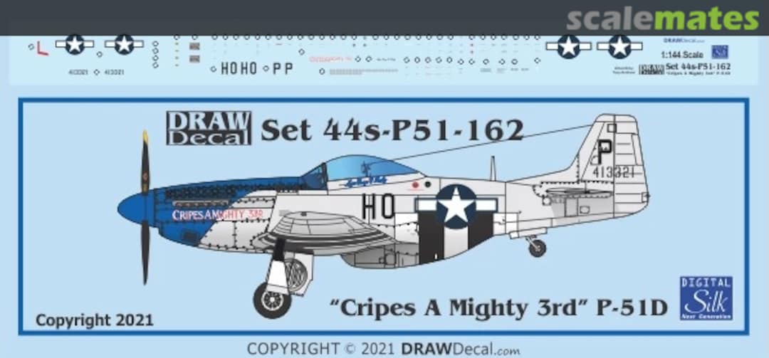 Boxart “Cripes A Mighty 3rd” P-51D 44-P51-162 Draw Decal Boxart “Cripes A Mighty 3rd” P-51D 44-P51-162 Draw Decal