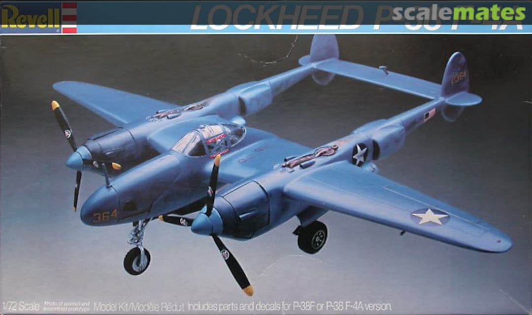 Boxart Lockheed P-38 F-4A 4521 Revell