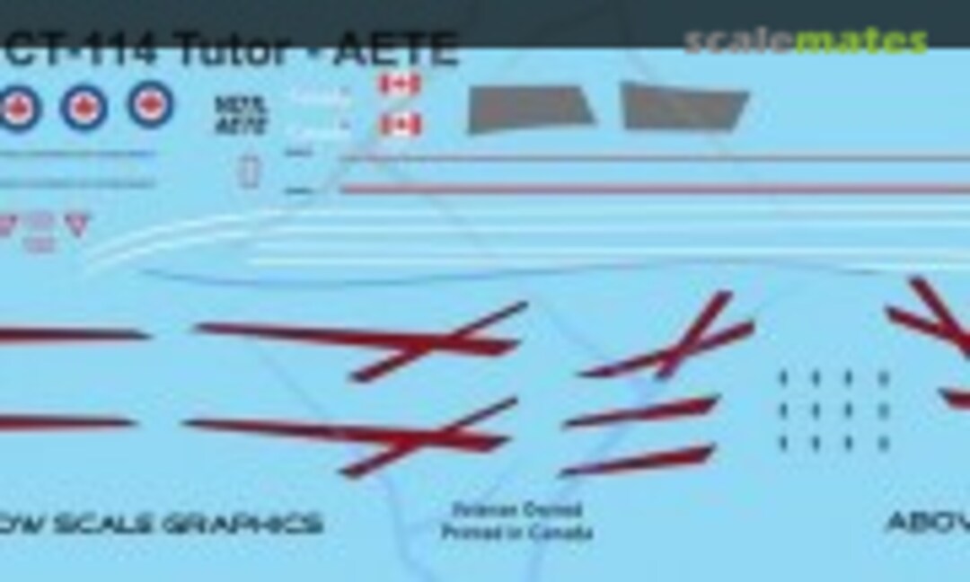 1:72 Canadair CT-114 Tutor (Above & Below Graphics 2062) 2062