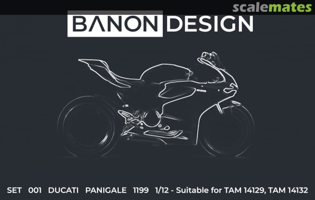 Boxart SET001 DUCATI PANIGALE 1199 1/12 SET001 BANON DESIGN Boxart SET001 DUCATI PANIGALE 1199 1/12 SET001 BANON DESIGN