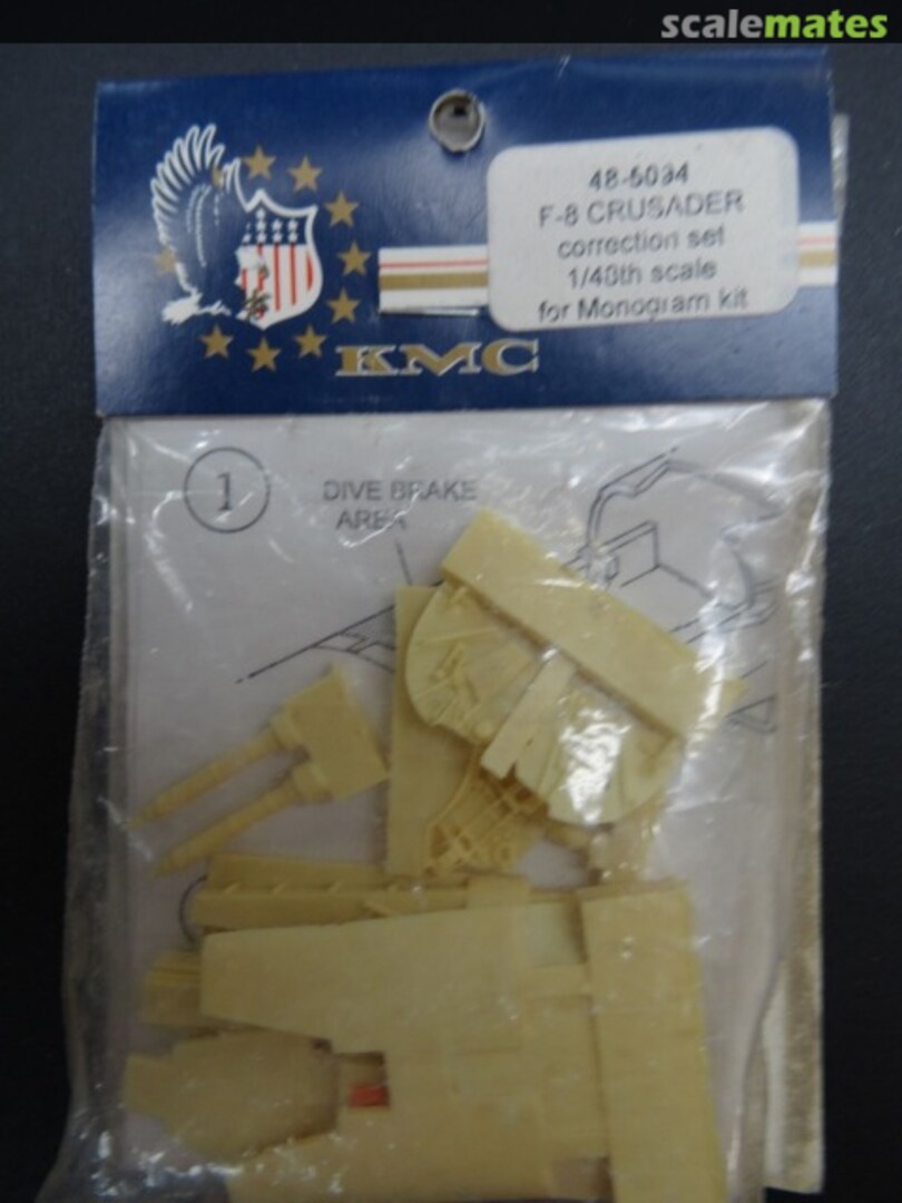 Boxart Vought F-8 Crusader correction set 48-5094 KMC Boxart Vought F-8 Crusader correction set 48-5094 KMC