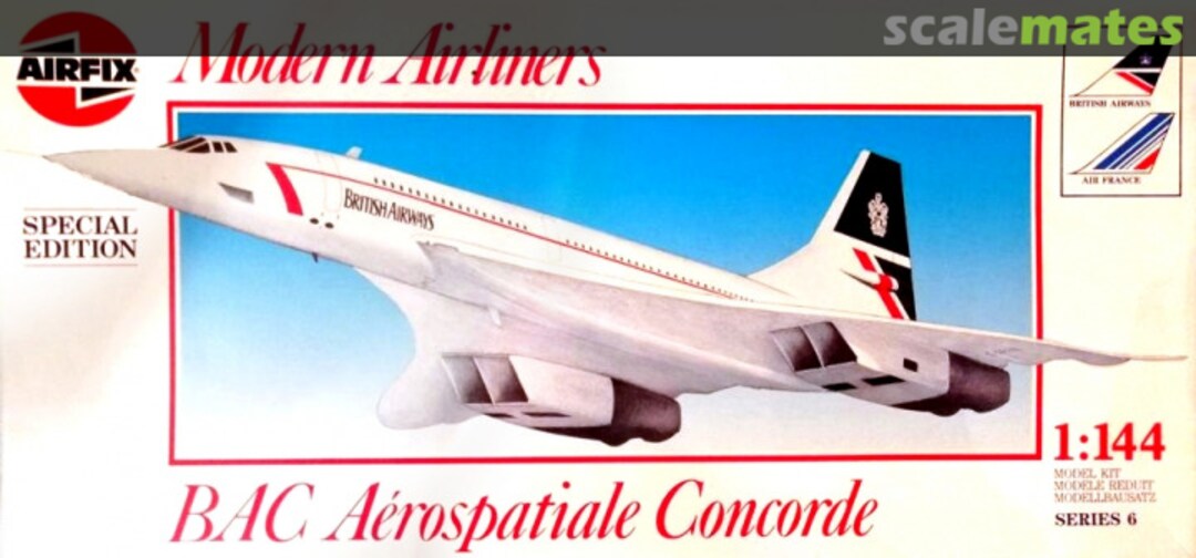 Boxart BAC Aerospatiale Concorde 06175 Airfix Boxart BAC Aerospatiale Concorde 06175 Airfix