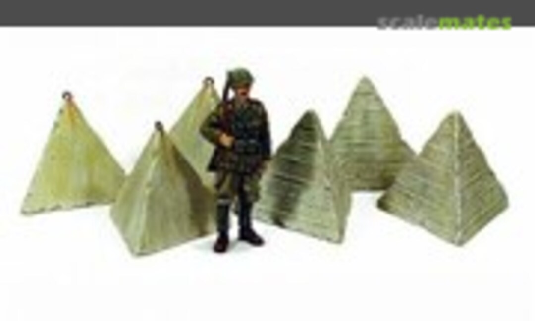 1:35 Italian Anti-Tank Barrages WWII (6 Pcs.) (Model Victoria 4051) 4051