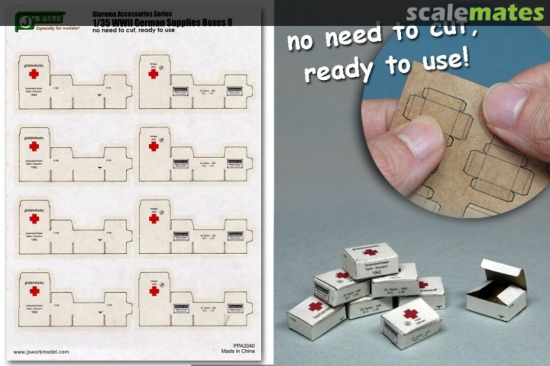 Boxart WWII German Supplies Boxes #8 PPA3040 J's Work Boxart WWII German Supplies Boxes #8 PPA3040 J's Work