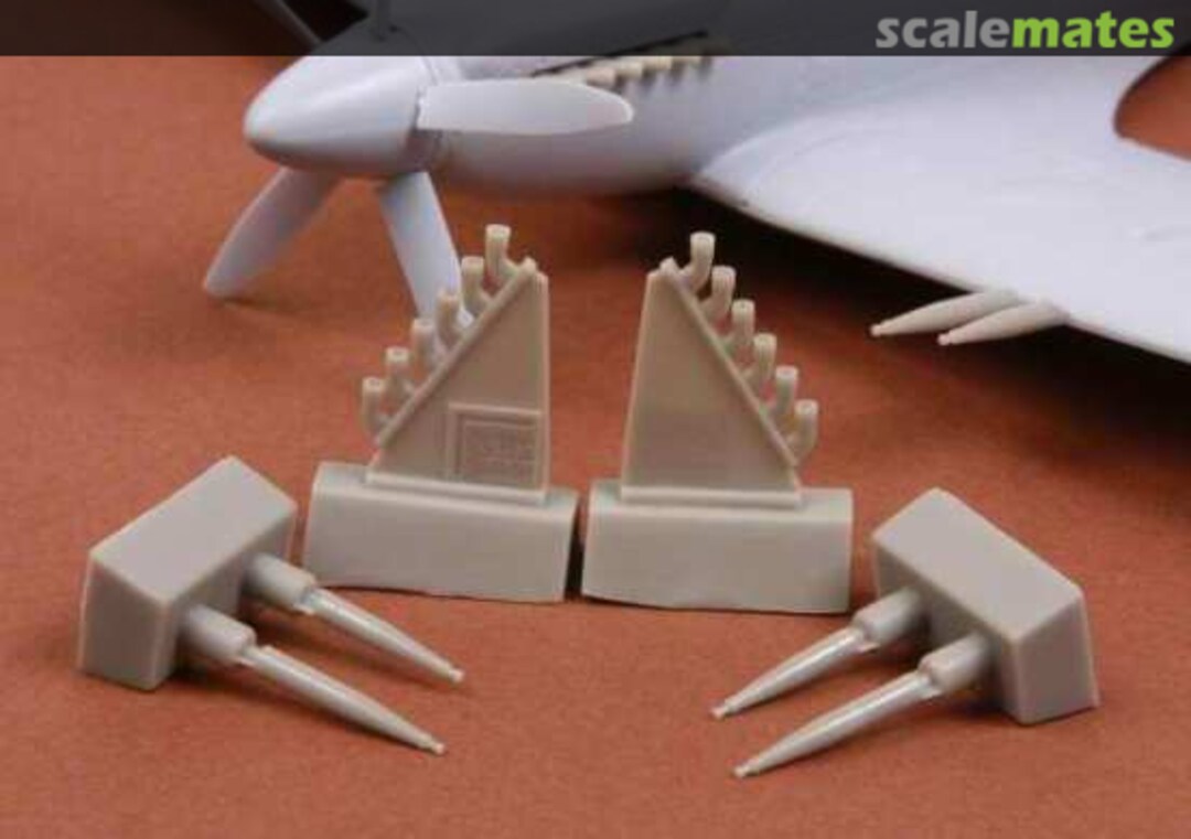 Boxart Spitfire F Mk.22 exhausts and gun barrels 72010 SBS Model Boxart Spitfire F Mk.22 exhausts and gun barrels 72010 SBS Model