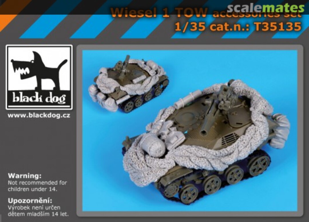Boxart Wiesel 1 Tow accessories set T35135 Black Dog Boxart Wiesel 1 Tow accessories set T35135 Black Dog