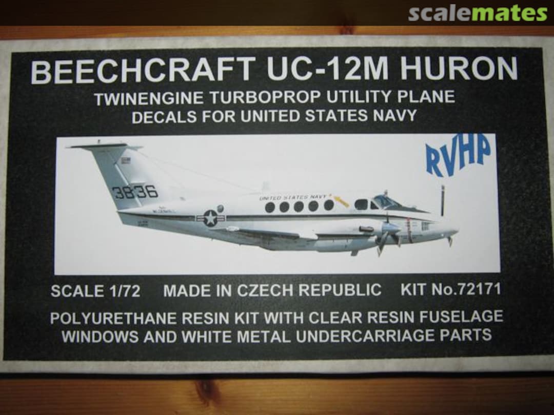 Boxart Beechcraft UC-12M Huron 72171 RVHP Boxart Beechcraft UC-12M Huron 72171 RVHP