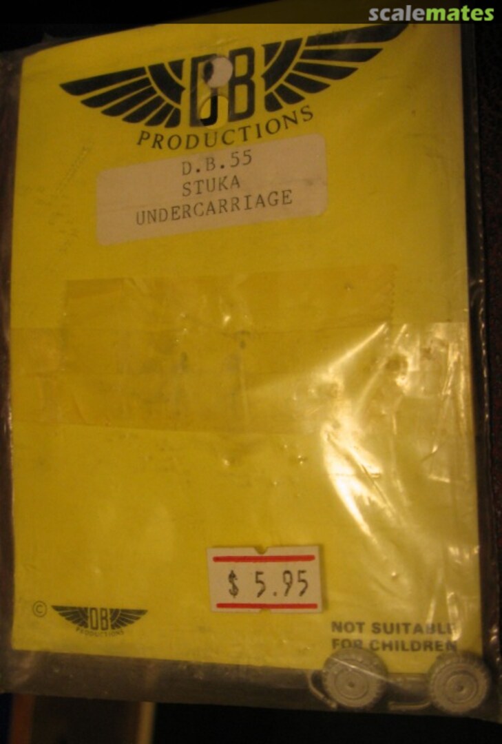 Boxart Ju 87 Stuka Undercarriage without spats DB55 DB Productions Boxart Ju 87 Stuka Undercarriage without spats DB55 DB Productions