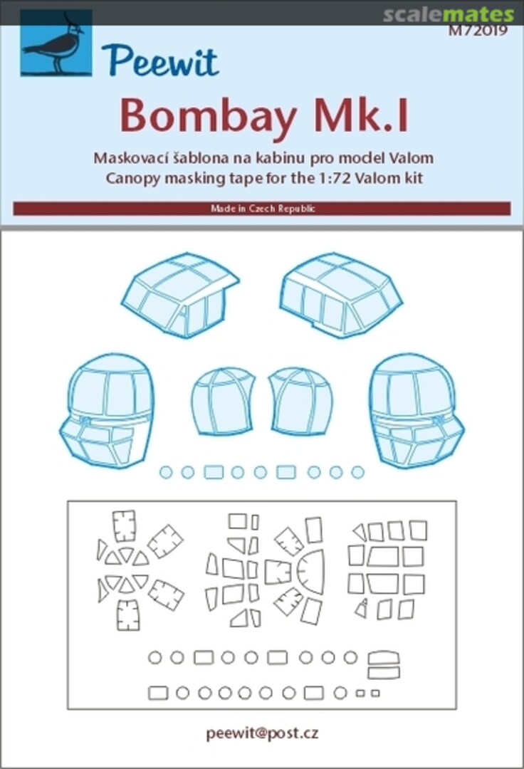 Boxart Bristol Bombay Mk.I M72019 Peewit