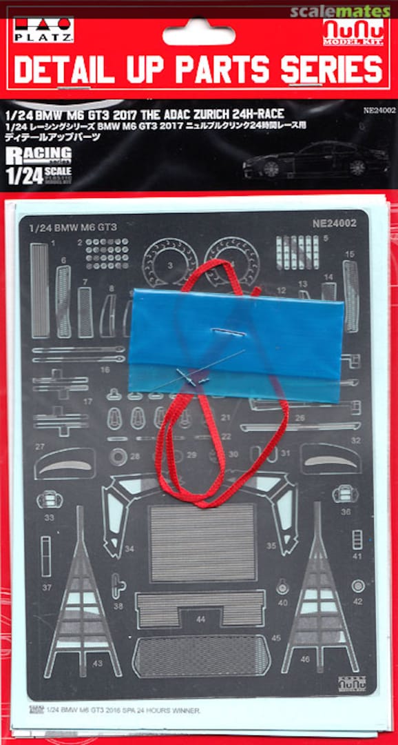Boxart BMW M6 GT3 2017 The ADAC Zurich 24H-Race NE24002 NuNu Model Kit Boxart BMW M6 GT3 2017 The ADAC Zurich 24H-Race NE24002 NuNu Model Kit