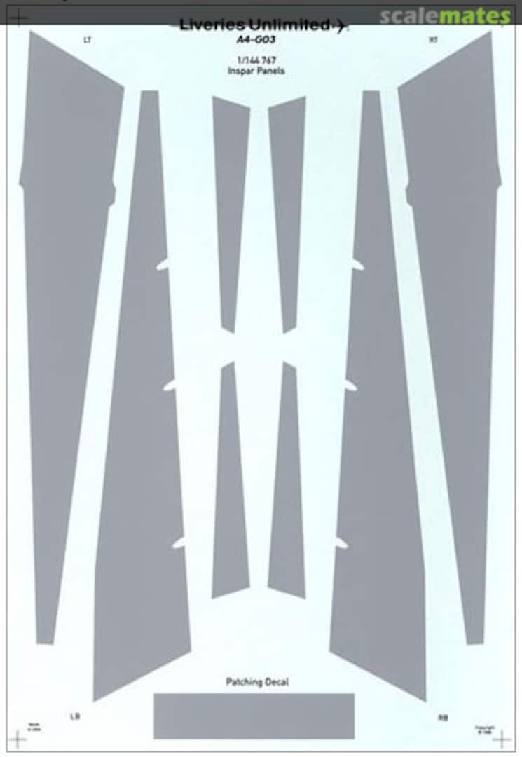 Boxart 767 Inspar Panels A4-G03 Liveries Unlimited/Airway Graphics Boxart 767 Inspar Panels A4-G03 Liveries Unlimited/Airway Graphics