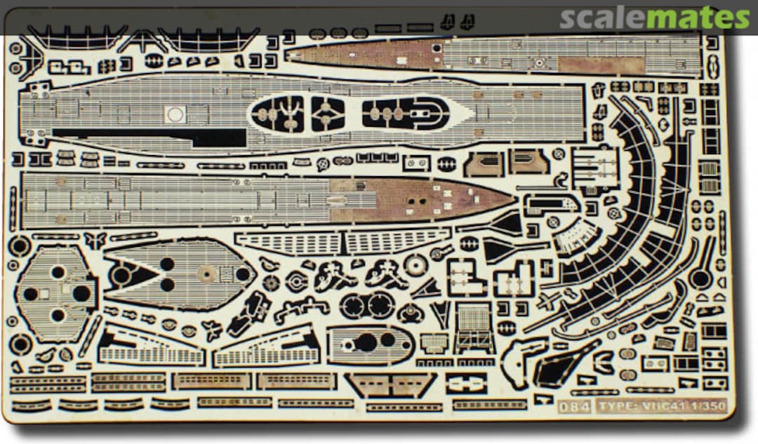 Boxart Type VII C41 - Deck & Detail Set SKU-084 RC Subs Boxart Type VII C41 - Deck & Detail Set SKU-084 RC Subs