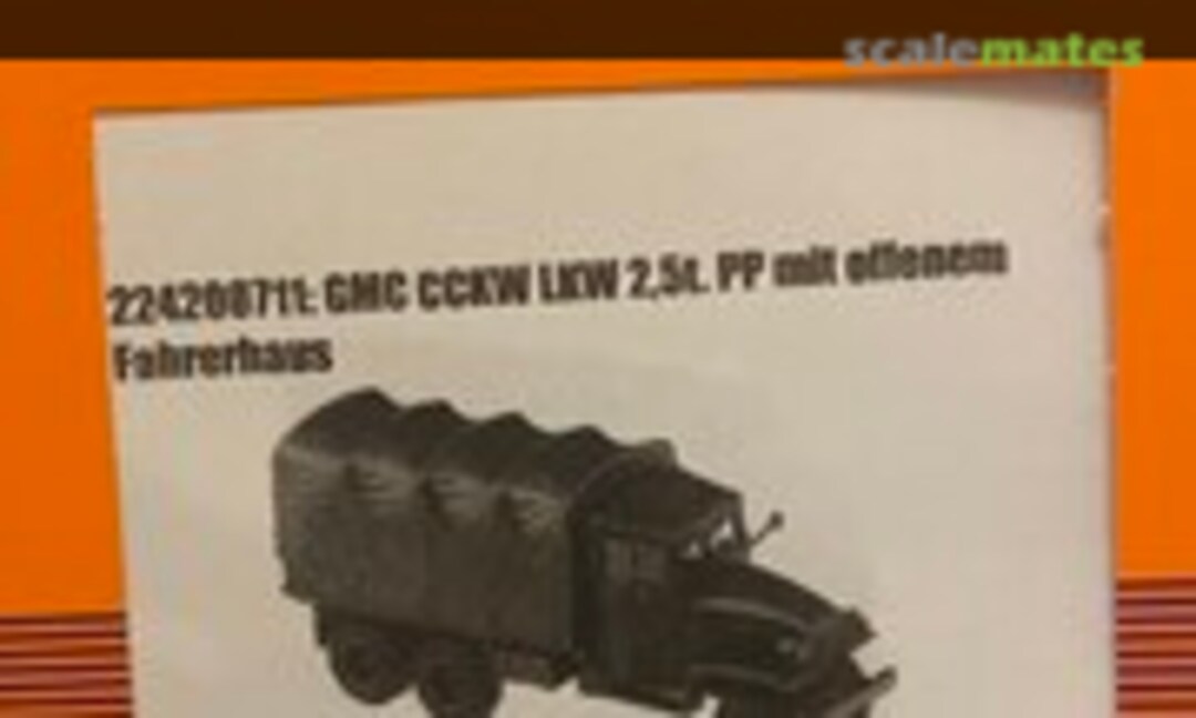GMC CCKW LKW 2.5t PP mit offenem Fahrerhaus (ArsenalM 224200711)