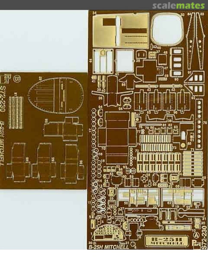 Boxart B-25H Mitchell S72-230 Part Boxart B-25H Mitchell S72-230 Part