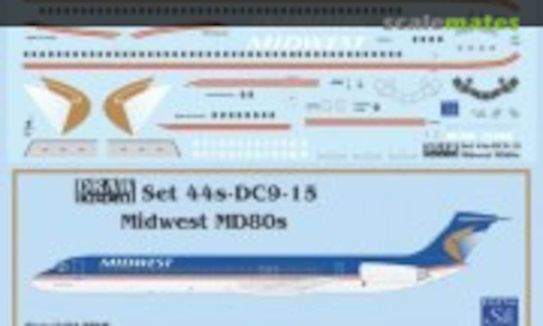 1:144 Midwest MD80s (Draw Decal 44-DC9-15) 44-DC9-15