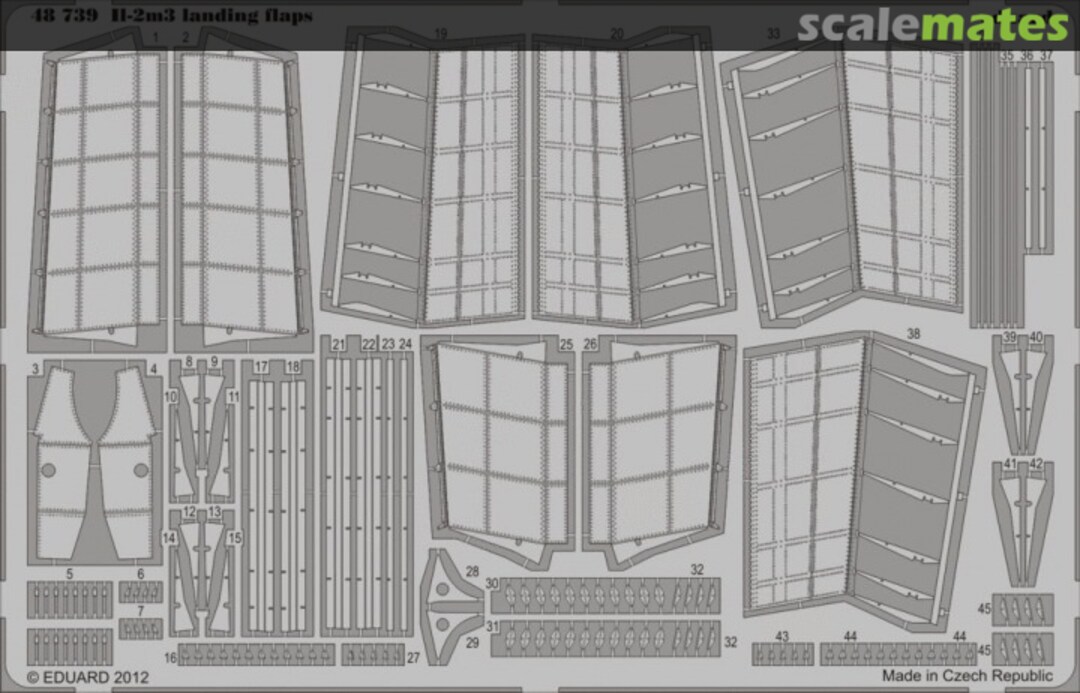 Boxart Il-2m3 landing flaps 48739 Eduard Boxart Il-2m3 landing flaps 48739 Eduard