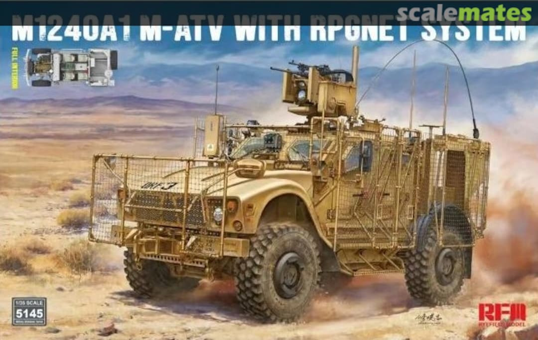 Boxart U.S MRAP All Terrain Vehicle M1240A1 M-ATV RM-5145 Rye Field Model