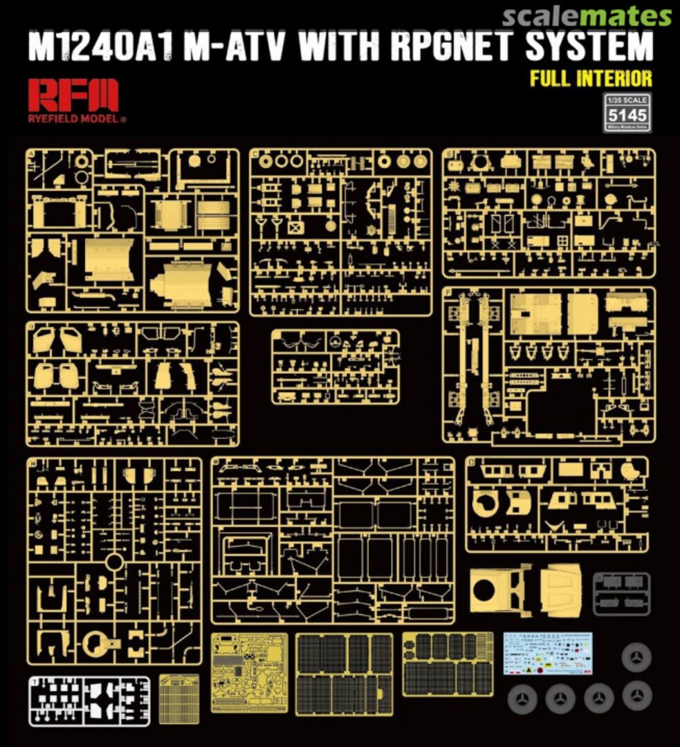 Contents U.S MRAP All Terrain Vehicle M1240A1 M-ATV RM-5145 Rye Field Model