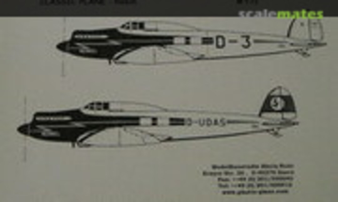 1:72 Heinkel He 70A (V1) / He 70B,G (Classic Plane CPR 29)